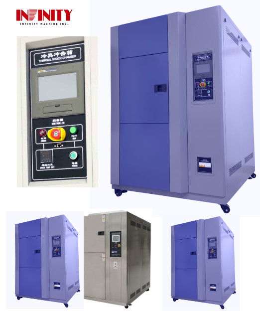 SUS304 Stainless Steel Thermal Shock Test Chamber for Fast Temperature Recovery and Safety Protection