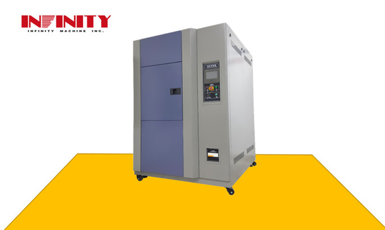 IE31408L Thermal Shock Test Chamber -55C ～ 150C Temperature Range ≦2.0C Uniformity 65 Minutes Cooling Rate