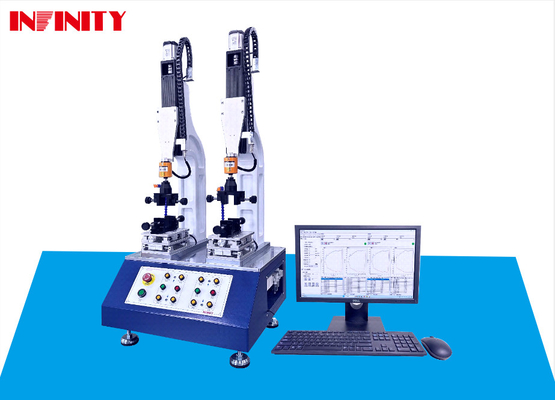 Dual Station Insertion Extraction Force Tester Speed Range 0.1-1200mm/Min