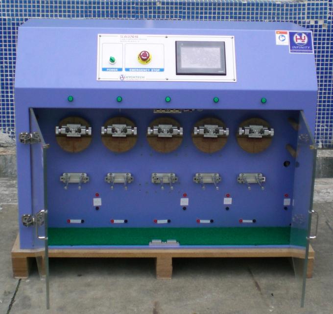 5 Stations Guided Bending Test Machine High Precision With 7" Touch Panel