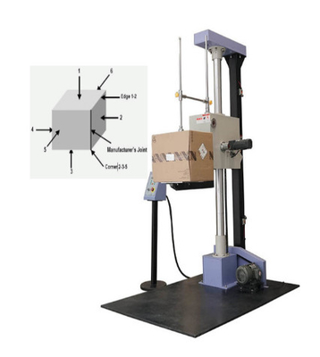 Touch Panel Control Digital Display Packaging Carton Drop Tester 1.5m 2m 3m