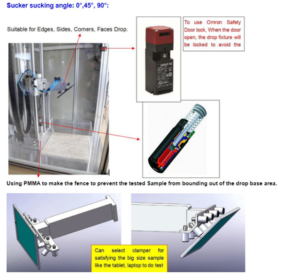 Cellphone Drop Tester Telephone Drop Testing Smartphone Mobile Phone Reliability Drop Testing