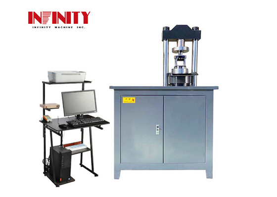 Microcomputer Electro Hydraulic Servo Compression Testing Machine Maximum Test Force 300kN