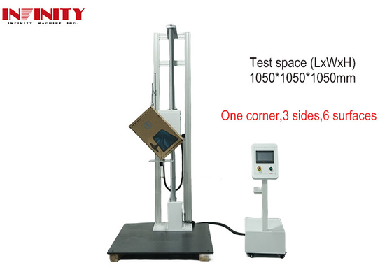 1050x1050x1050m Touch Screen Control Carton Drop Testing Equipment Package Test Drop Tester