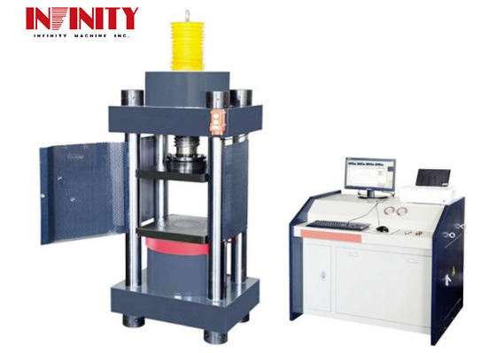 Microcomputer Electro Hydraulic Servo Compression Testing Machine Maximum Test Force 300kN