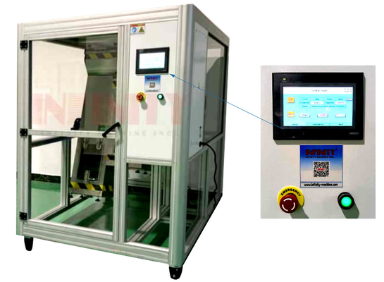 GB/T2324.8 Touch Panel Control Tumble Tester For Rolling Drop Testing