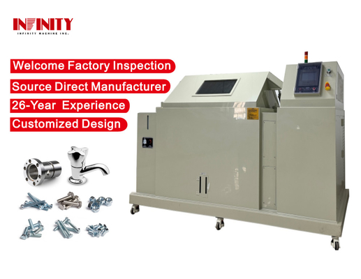 Salt Spray Test Chamber New for Wet 50C Testing with 20-30% RH Rising and Cooling Rate