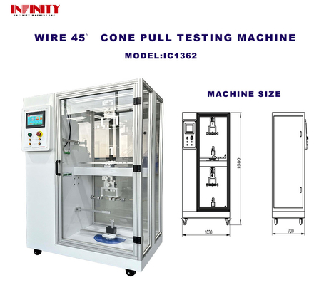 Wire Pull Tester for Precise Wire Resistance Detection AC220V 3A Power Supply