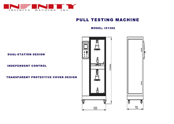 Advanced Technology Pull Testing Machine Wire Pull Tester Pull Yank Detector