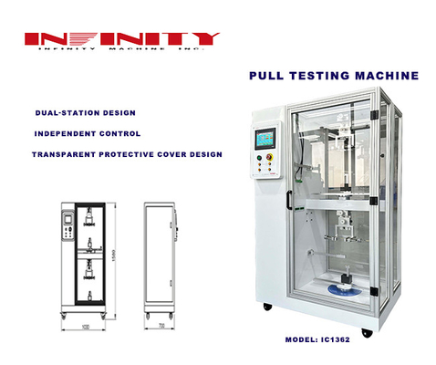 2 Slots Wire 45° Cone Pull Test Machine for Small Electronic Products