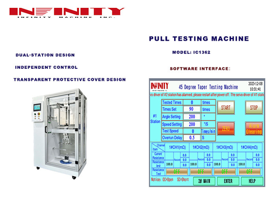 Wires And Cables 280mm Rotation Radius Wire Pull Tester Testing Tool testing applications