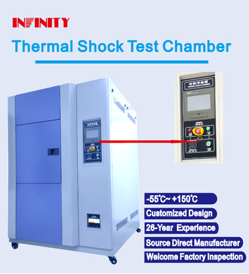 80L To 408L Thermal Shock Test Chamber IE31A Condenser -55°C- 150°C Temperature Range