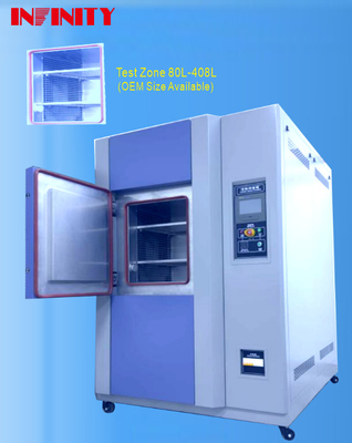 150L Programmable Alternating Thermal Shock Chamber for Temperature range -55C ～ 150C