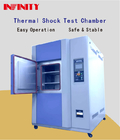 Programmable High-Low Temperature Shock Test Chamber Stainless Steel Sample Rack 2 Layers