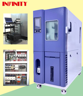 Refrigeration Compressor Programmable Constant Temperature Humidity Test Chamber With Window Lighting Device