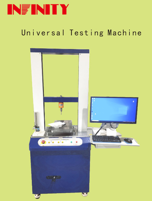 Kgf Switchable Universal Testing Machine ±0.3% Force Value Accuracy 500Kg Capacity Sensor