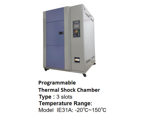 80L Two Zone Three Zone Vertical Thermal Shock Test Chamber -40℃ ～ +150℃ Environmental Chambers