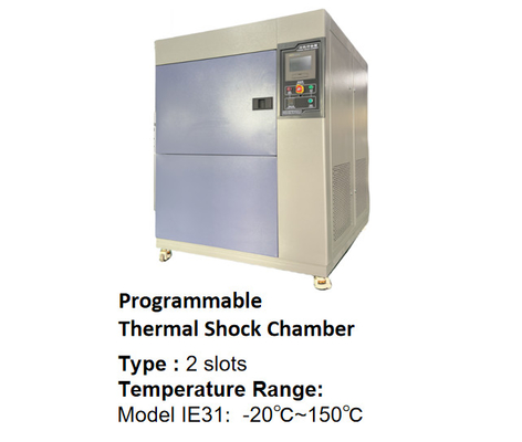 80L Two Zone Three Zone Vertical Thermal Shock Test Chamber -40℃ ～ +150℃ Environmental Chambers