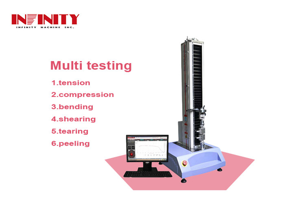 Single Column Tensile And Compressive Test 100N~5KN Universal Testing Machine