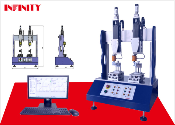 IF6112 Series Dual-station Sway Force Testing Machine with 0.5KN Capacity and Durable Force Value Sensor