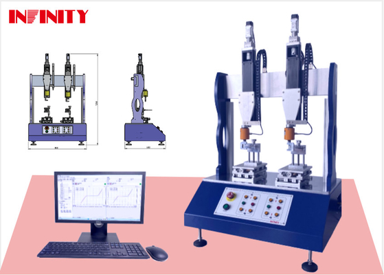 IF6112 Series Dual-station Sway Swing Force Tester 2 Slot Test Station Included