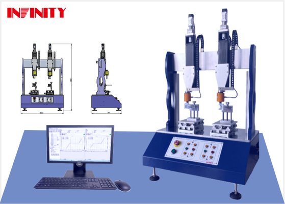 High Accuracy Dual-station Sway Force Testing Machine with Switchable Language Interface