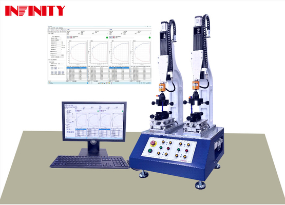 Connector Insertion And Extraction Force Testing Machine High Precision Two Station Plug And Pull Force Testing