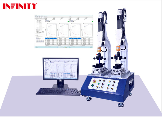 0.5KN Dual Station Insertion And Extraction Force Testing Machine For Plug And Pull Force Testing Equipment