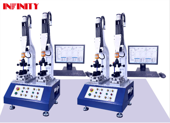 0.5KN Dual Station Insertion And Extraction Force Testing Machine For Plug And Pull Force Testing Equipment