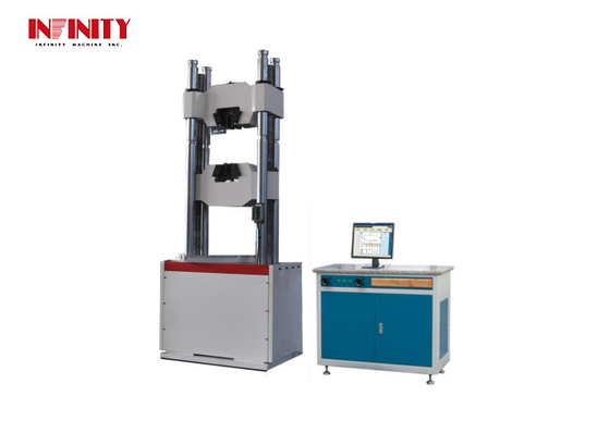 2000KN Hydraulic UTM φ15-φ70 Clamping Diameter with 450mm Support Roller Space