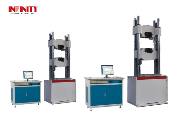 2000KN Hydraulic UTM φ15-φ70 Clamping Diameter with 450mm Support Roller Space