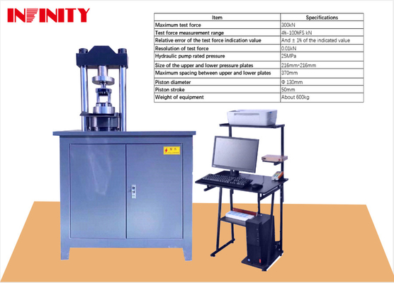 25MPa Hydraulic Pump Metal Components Compression Strength Testing Machine 10 Features