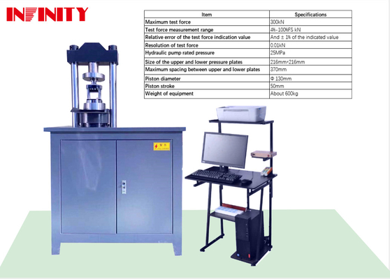 Features 3 High Rigid Frame Structure Compression Test Machine for Concrete Components