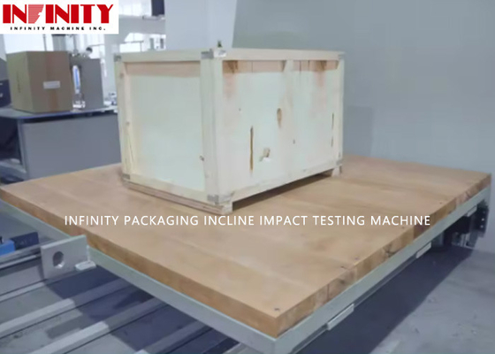 Impact Speed Range 1.305-3.78 M/s Packaging Test Machinery with W1600×H1600 Mm Impact Plate Size