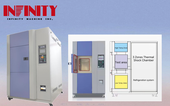 Flexible Experimental Data Recording And Processing Mode Hot and Cold Impact Test Chamber