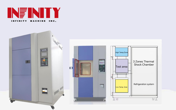 Flexible Experimental Data Recording Programmable Hot Cold Shock Test Chamber With High Reliability