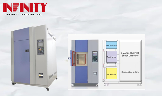 Electronics Programmable Hot Cold Shock Test Chamber Simple Operation And Reference Group PID Control