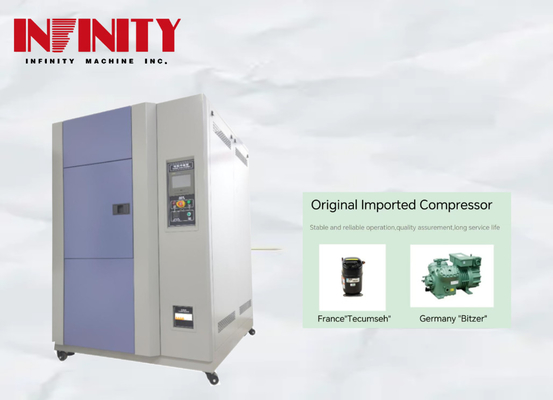 Electronics Programmable Hot Cold Shock Test Chamber Simple Operation And Reference Group PID Control