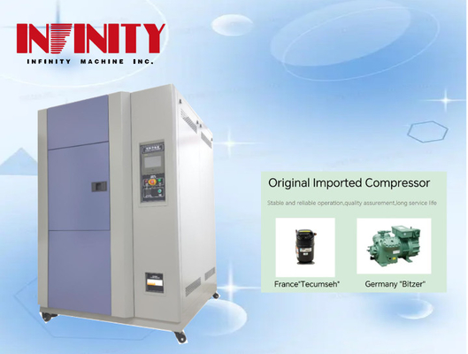 Gas-liquid Bypass Mode Programmable Temperature Impact Test Chamber with Temperature Uniformity of ≦2.0C
