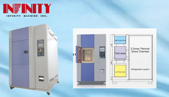 Materials and Temperature Recovery Time Within 5 Mint Advanced Programmable Hot Cold Shock Test Chamber