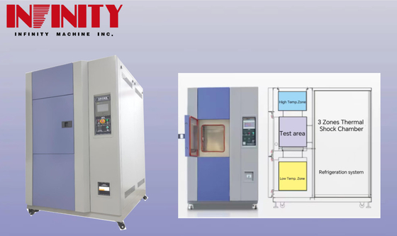 Programmable Hot Cold Shock Test Chamber with Energy Saving and Consumption Reduction