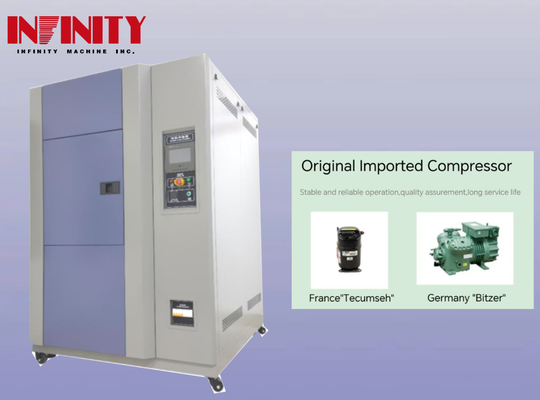 High and Low Temperature Impact Test Chamber Up to 150C Heating Rate and Safe Non-toxic Cooling Medium
