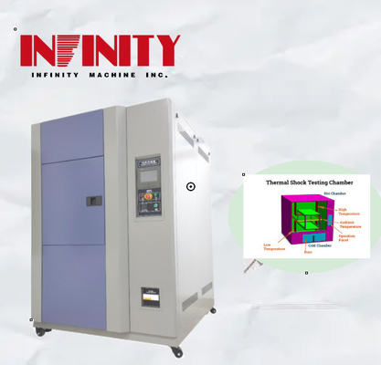 Electronics Programmable Hot Cold Shock Test Chamber Simple Operation And Reference Group PID Control