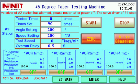 2Slots Wire Pull Tester Test Station And Connect With The Reference Line
