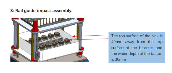 12 Key Test Pattern Continuous High-speed Button Testing Machine For 460x320mm Measurement Scope