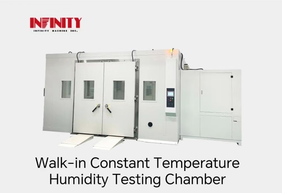 Walk-in Constant Temperature Humidity Testing Chamber  With 16 Device Connection Capability