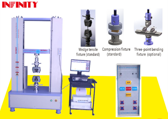 Servo Controlled Universal Tensile Testing Machine For Food Compression Load Resolution 1/500