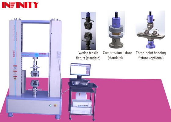 AC Servo Motor Shearing Rubber Plastic Sponge Universal Tensile Testing Machine For Industrial