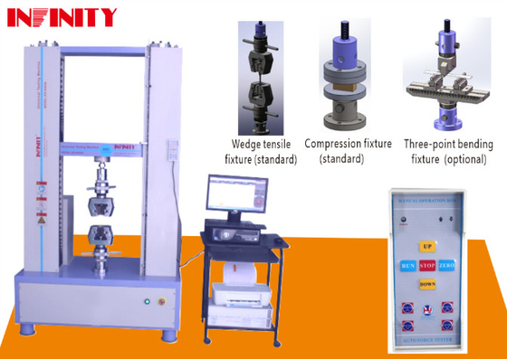 Servo Controlled Universal Tensile Testing Machine For Tensile Compression Peeling Shearing Holding Force Tests