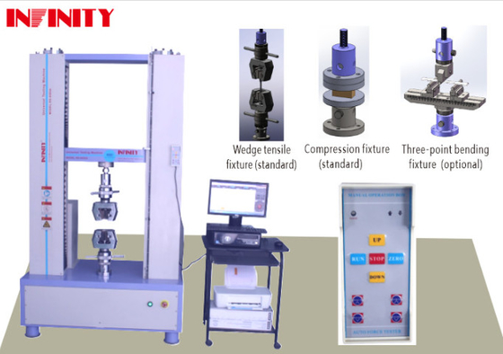 100kn Capacity Tensile Testing Machine For Strength Time Curve Testing 300mm/min